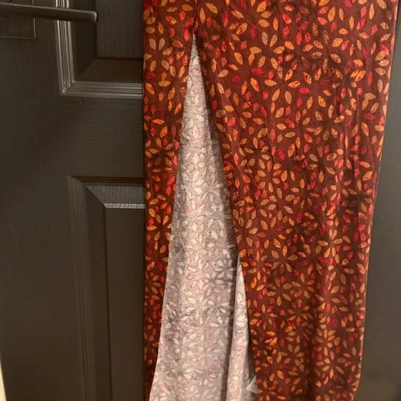 Free People Shayla Wrap Midi Dress | Autumn Combo | Small - Picture 7 of 9